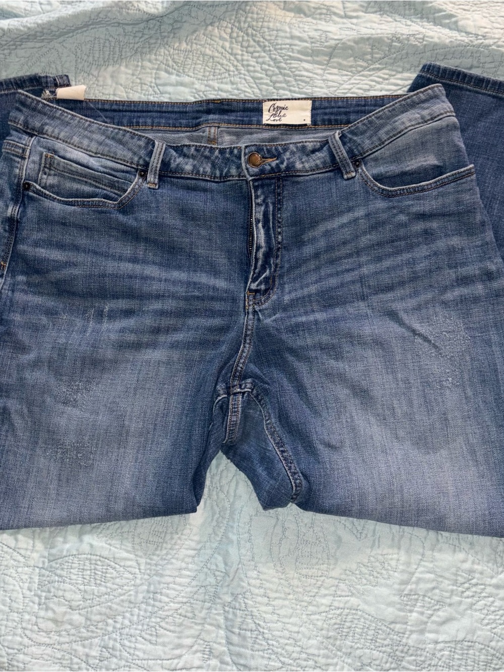 Light Wash Denim Jeans - Size 20W